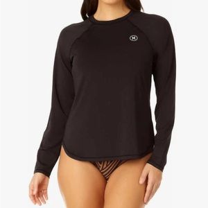 NWT Hurley Ladies Women Long Sleeve Rashguard